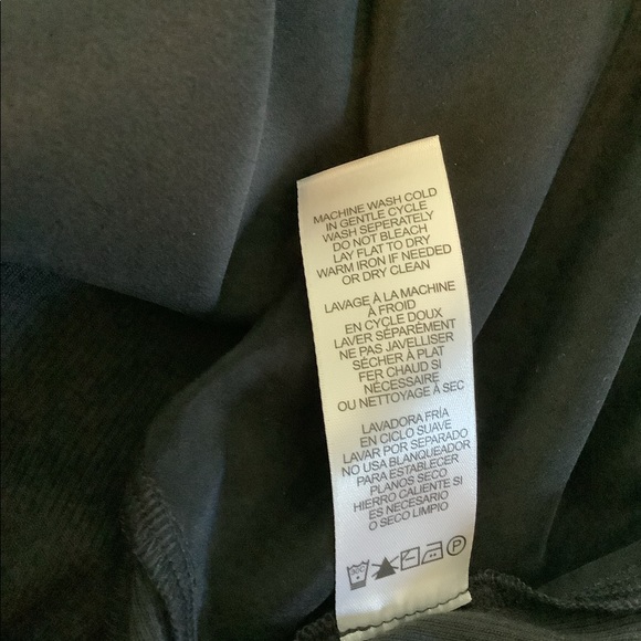 Frame Bias Cut Washable Silk Top Black XLarge - Picture 5 of 6